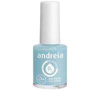 Andreia Vernis Halal - Vernis à Ongles Végétalien Brillant, Perméable & Respirant Conforme aux Exigences Halal - Haute Qualité - Couleur B3 Bleu Pastel - 10.5ml