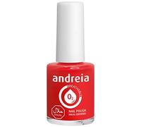 Andreia Vernis Halal - Vernis à Ongles Végétalien Brillant, Perméable & Respirant Conforme aux Exigences Halal - Haute Qualité - Couleur B15 Rouge Teintes de Rose - 10.5ml