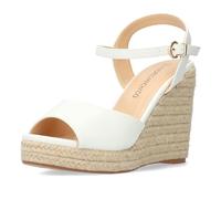 Andrés Machado - AM5735 - Soft - Sandales d'été avec talon et plateforme - Chaussures pour femme - Slingbacks - Fermeture à boucle - Pour tailles spéciales