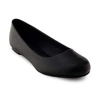 Andrés Machado - Ballerines Classiques pour Femme - AM539 - Mocassins - Ballerines à Talon Plat - Large Choix de Couleurs et de matières - Soft Noir EU 45