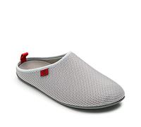 Andrés Machado - Chaussons pour l´été - DYNAMIC-R - Slippers pour Homme/Femme - Tige en grille et doublure transpirable - Ouverts à l´arrière - Semelle souple - Gris, EU 37
