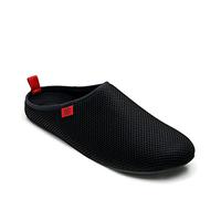 Andrés Machado - Chaussons pour l´été - DYNAMIC-R - Slippers pour Homme/Femme - Tige en grille et doublure transpirable - Ouverts à l´arrière - Semelle souple - Noir, EU 47