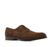 Andrés Machado - Chaussures à Lacets en Cuir suède pour Hommes et Jeune d´Hiver - 6288 - Chaussures de Style Oxford - Semelle en Cuir - Camel, EU 49