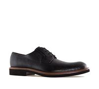 Andrés Machado - Chaussures de Costume élégantes pour Hommes - Derby - Chaussures pour Hommes en Cuir de Haute qualité - Chaussures à Lacets pour Le Travail et Le Quotidien - IMEL Noir, EU 50
