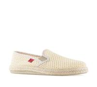 Andrés Machado - Chaussures en Grille pour l´éte - AM500 - Anatomiques - Espadrilles pour Femme/Homme - Semelle extérieure en Caoutchouc antidérapant - Grille Beige EU 45