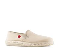 Andrés Machado - Chaussures en toile pour l´éte - AM500 - Anatomiques - Espadrilles pour femme/homme - Semelle extérieure en caoutchouc antidérapant - Toile Beige EU 42