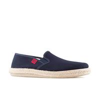 Andrés Machado - Chaussures en toile pour l´éte - AM500 - Anatomiques - Espadrilles pour femme/homme - Semelle extérieure en caoutchouc antidérapant - Toile Bleu EU 42