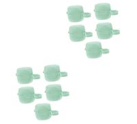 ANDRESLAD 10 Pièces Boîte à Tétine Étui à Tétine Attache-sucette Porte-tétine Étui Porte-sucette Contenant De Sucette Bébé Sucette Étuis à Sucette Gel De Silice Green