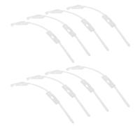 ANDRESLAD 10 pièces Kit Ancrages Muraux Meubles Anti-basculement avec Sangles de Sécurité pour Protection Fixation Rapide pour Armoires Réfrigérateurs et Dressings