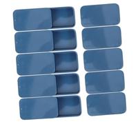 ANDRESLAD 10 Pièces Parrot Feeding Trays with Sliding Lid Portable Handheld Bird Feeder for Cage Training Small Birds Like Cockatiels and Parakeets Outdoor Food Dispenser