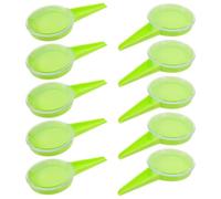 ANDRESLAD 10 Pièces Semoir Manuel Réglable 5 Niveaux, Lot de 10 Épandeurs Portatifs pour Semis Précis, Outil Multifonction Jardinage Terrasse et Jardinière, Distribution Graines et Portable