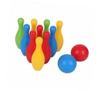 ANDRESLAD 10 pièces Set de Bowling Coloré pour Garçon Fille Quilles et Balles Éducatif Intérieur pour Éveil et Jeu Adresse pour Tout-Petits et Activités Famille