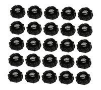 ANDRESLAD 100 pièces Bonnet Micro Non Tissé Protecteur de Microphone Noir Housse Éclaboussures Adaptable pour Studio et Chant