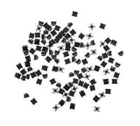 ANDRESLAD 100 pièces Boutons Poussoirs Momentanés Sensibles Durables pour Remplacement Circuit Électronique Panneau Pcb