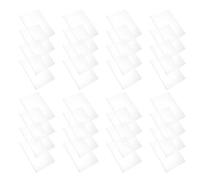 ANDRESLAD 100 Pièces Lot de 100 Pochettes Transparentes pour Dossards 11 Perforations 30 X 23 CM en Vinyle Épais, Protège-Numéros de Course pour Marathon et Événements Sportifs, Rangement et