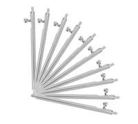ANDRESLAD 100 Pièces Regardez retrait rapide de l'aiguille d'oreille Pin de liaison de bande de regard épingle de montre barres à ressort Regarder Spring Bar Acier inoxydable