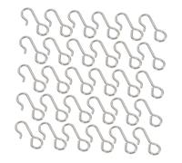 ANDRESLAD 100pièces Lot de Crochets pour Coussins De Siège Auto Métal Robuste Fixation Pratique pour Housses De Sièges Arrière Et Appuie-tête