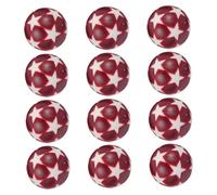 ANDRESLAD 12 pièces Balle de Football de Table en Plastique pour Jeu de Football de Bureau Accessoires de Foot pour Maison