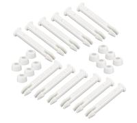 ANDRESLAD 12 Pièces Goupilles de Connexion Piscine Plastique avec Joints Étanches pour Cadres Métalliques Rectangulaires Accessoires Piscine Durables et Faciles à Installer