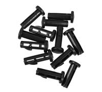 ANDRESLAD 12 Pièces Lot de Clips de Verrouillage pour Couvercle de Poubelle Extérieure Goupilles à Charnière Résistantes Aux Intempéries pour Conteneur de Déchets avec Protection le Vent et