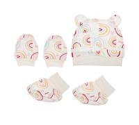 ANDRESLAD 1ensemble Bonnet Coton Pour Antigraffiti Et Chapeau Pratique Accessoires Douillets Pour Nourrissons Pour Offrir Lors De Naissances Et Célébrations