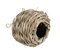 ANDRESLAD 1pièce Nichoir Créatif Rotin Tissé Main Maison pour Oiseaux Couleur Aléatoire