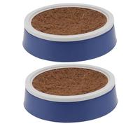 ANDRESLAD 2 Ensembles Lot de Nids Plastique pour Pigeons avec Tapis Naturel Résistant et Respirant Accessoires pour Nidification et Élevage Oiseaux