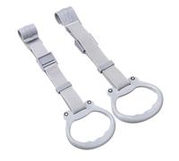 ANDRESLAD 2 Pièces Anneaux de Traction pour Parc Garçon Fille Réglables Poignées Ergonomiques Antidérapantes Accessoires Sécurité pour Garçon Fille Barrière Protection Berceau