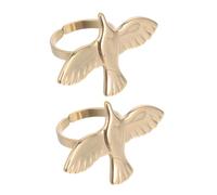 ANDRESLAD 2 Pièces Bague Paix Réglable Acier Inoxydable Anneaux Ouverts Vintage pour Femmes Style Rétro Personnalité Bijoux Symboles de Liberté et Harmonie