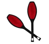 ANDRESLAD 2 pièces Brosse Anti-Peluches Double Face Noire Épilateur Électrostatique Portable pour Vêtements et Poils Animaux Nettoyage sans Batterie pour Pulls Manteaux et Couvertures