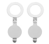 ANDRESLAD 2 pièces Cache de Porte Cuivre Lot de Protection Anti-espionnage Écran Confidentialité Cache Rechange pour de Porte Sécurité Appartement et Maison