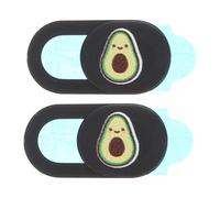 ANDRESLAD 2 pièces Cache Webcam Discret Adhésif Protection de Confidentialité Ultra-Fin pour Ordinateur Portable et Smartphone Anti-piratage et Glissière Facile à Utiliser