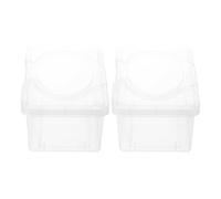 ANDRESLAD 2 Pièces Distributeur de Lingettes Portable avec Couvercle Étanche Boîte de Rangement Organiseur de Lingettes Humide Facile à Tirer pour Cuisine Salle de Bain et Chambre