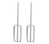 ANDRESLAD 2 pièces Lot Fouets Batteur Main Inox Accessoires Rechange Mixeur Électrique Cuisine Œufs et Pâte Lames Mélange Stable Anti-éclaboussures pour Pâtisserie Réutilisable