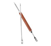 ANDRESLAD 2 pièces Stylo Décoration Café Latte Acier Inoxydable Aiguille Café Latte Fine et Légère Outil Portable pour Art Cappuccino