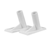 ANDRESLAD 2 Pièces Support Mural Drapeau Angle Incliné Résistant Extérieur Balcon avec Vis pour Fixation Mât Maison