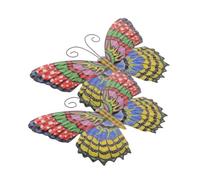ANDRESLAD 2 Pièces Tenture En Fer Forgé Décoration Extérieure Décorations Pour Clôture Art Mural Sculpture Murale De Décorations De Le Fer