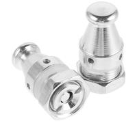 ANDRESLAD 2 pièces Valve de Sécurité pour Autocuiseur Accessoires Cocotte Aluminium Soupape de Pression pour Remplacement Facile à Installer et Fiable pour Cuisine Domestique