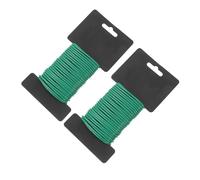 ANDRESLAD 2 Rouleaux Lot Liens Souples Verts pour Plantes Grimpantes Fil de Jardin Flexible Attaches Faciles à Utiliser pour Soutien et Organisation du Jardin