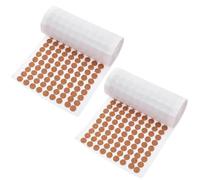 ANDRESLAD 2000 pièces Patins Liège Autocollants Protecteurs pour Meubles Butées Adhésives Rondes Amortisseurs Antichocs pour Portes Armoire Silencieuses et Antidérapantes