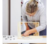 ANDRESLAD 240 pièces Kit de Visserie Acier Inoxydable avec Clés Allen Six Pans Creux Assortiment Complet pour Réparations Maison et Atelier Résistant Corrosion et Anti-rouille