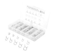 ANDRESLAD 250 pièces Lot de Colliers à Ressort Inoxydable pour Durite Silicone Pince Flexible et Résistante Fixation Fiable pour Tuyaux Deau et Carburant Installation Facile et Usage