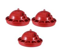 ANDRESLAD 3 pièces Abreuvoir Volaille Automatique Distributeur Boisson pour Poussins Pigeons et Cailles Godets Durables Faciles à Installer Système Anti-gaspillage Eau