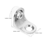 ANDRESLAD 36 Pièces Support Étagère Verre avec Ventouse Base Équerre Fixation Angle Droit Robuste Compatible Verre Carrelage Métal Charge Lourde Sécurisée pour Rangement Intérieur