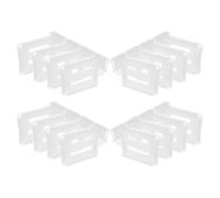 ANDRESLAD 4 ensembles Séparateurs Réfrigérateur Réglables de Planches de Compartiment Extensibles pour Porte Latérale Organiseur de Rangement Modulable pour Aliments et Condiments