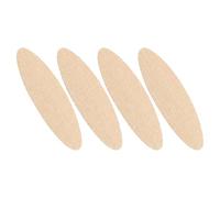 ANDRESLAD 4 Pièces Lot de 4 Diffuseurs D’abat-jour en Tissu Jaune 10 Cm, Protection Anti-éblouissement pour Lampes de Bureau, Spots et Plafonniers, Diffuseur de Lumière Doux pour Chambre