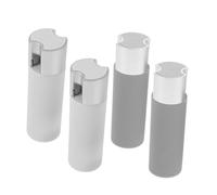 ANDRESLAD 4 Pièces Poids de Cordon de Store Enrouleur Accessoires de Stores Plastique avec Poignée de Sécurité Vent pour Rideaux Gris et Blanc