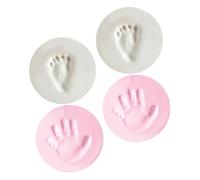 ANDRESLAD 4pièces Kit De Souvenirs De Mains Et Nés Moulage Boue Pour De De Mémoire Pour Baptême Premières Étapes Vie