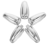 ANDRESLAD 5 Pièces Snare Drum Lugs Chrome Plated Kit Accessoires Percussion Métal Fixation Compatible Set Batterie