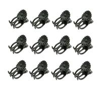 ANDRESLAD 50 pièces Lot de Clips Plastiques pour Orchidées et Plantes Grimpantes Supports Durables pour Tiges Fixation Pratique pour Jardinage Clips Verts et Bruns Assortis